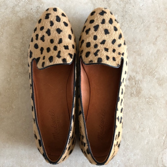 madewell cheetah loafers